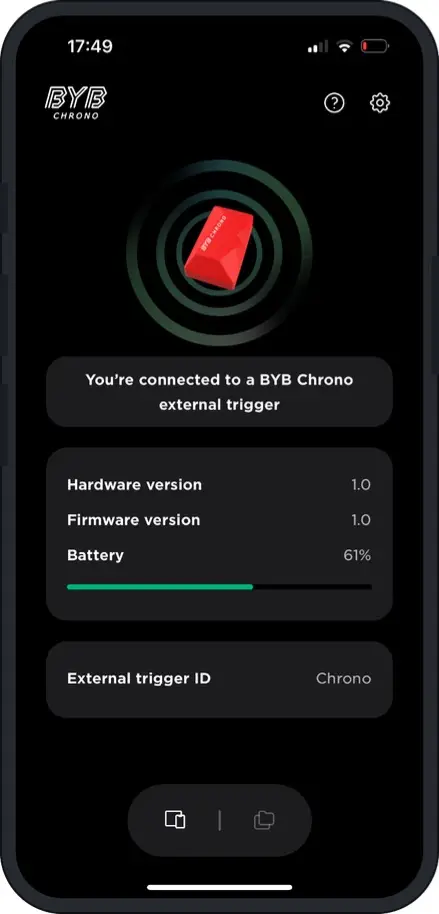 App — trigger connected