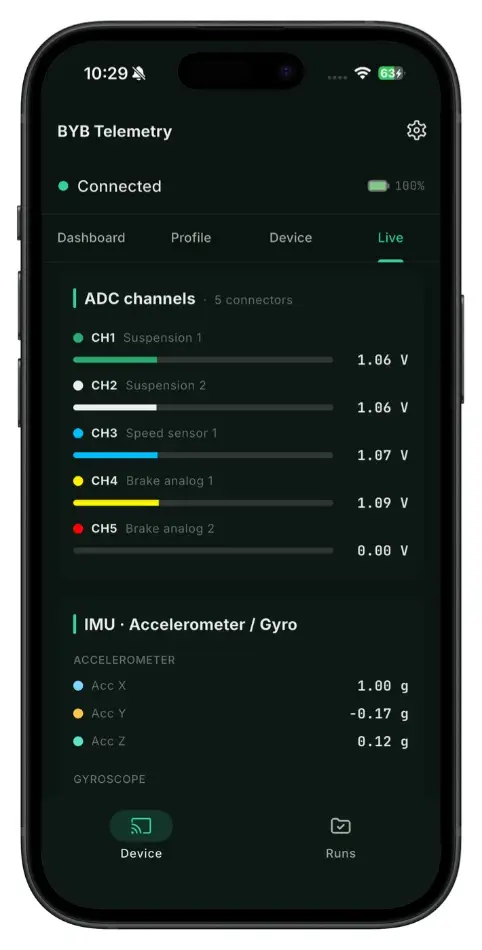 App — live