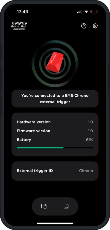 App — trigger connected