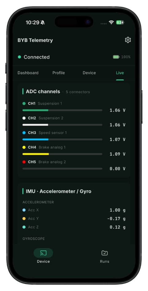 App — live